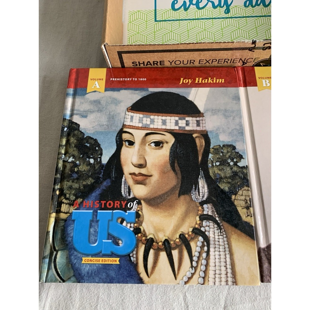 A History of US - Concise Edition Volume A (pre-1800)and B (1790-1877) Joy Hakim